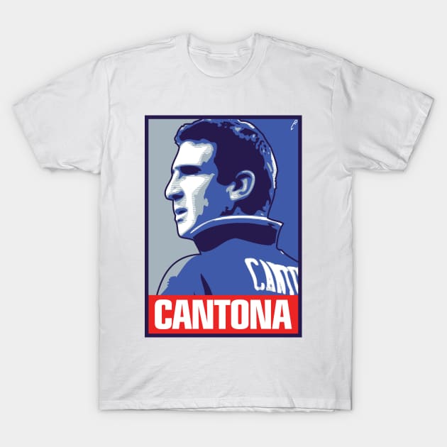 Cantona - FRANCE T-Shirt by DAFTFISH